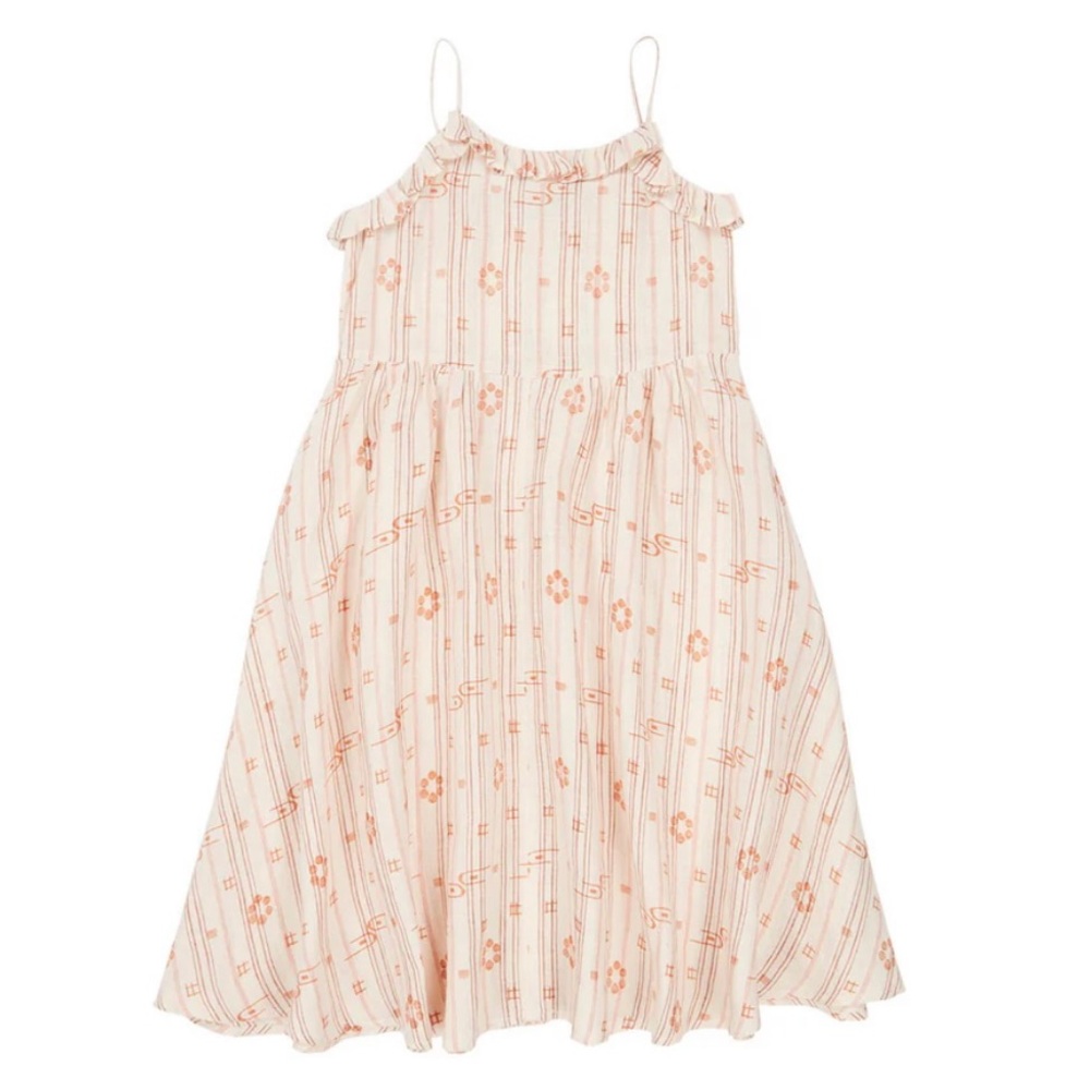 Caramel Girls Greenwich Long Dress | Pale Pink - Size 3 - Picture 10 of 13
